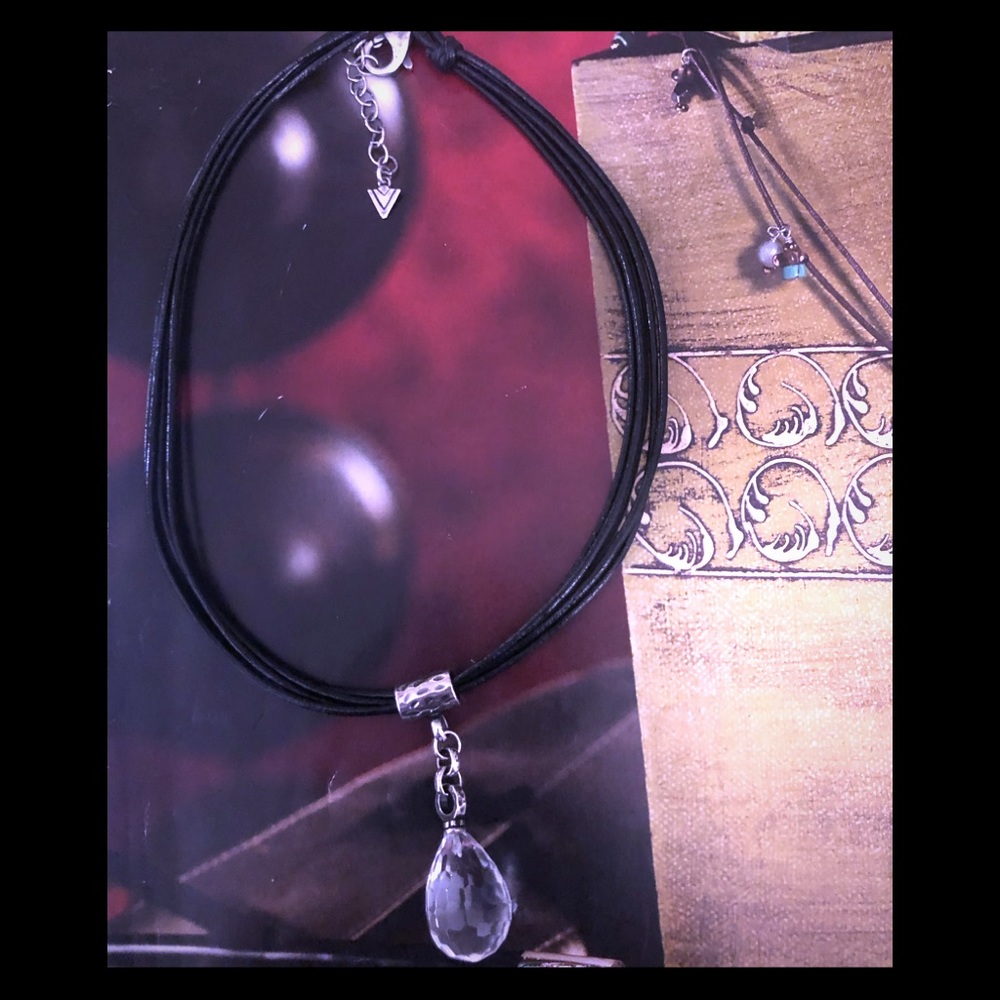 Silpada Multi-Strand Leather Necklace
